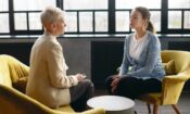 a doctor discussing mindfulness based stress reduction with a patient