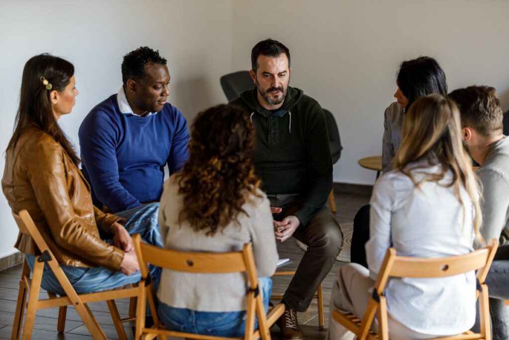 group therapy during IOP in Houston