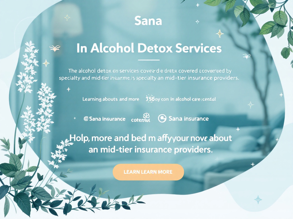alcohol detox sana insurance