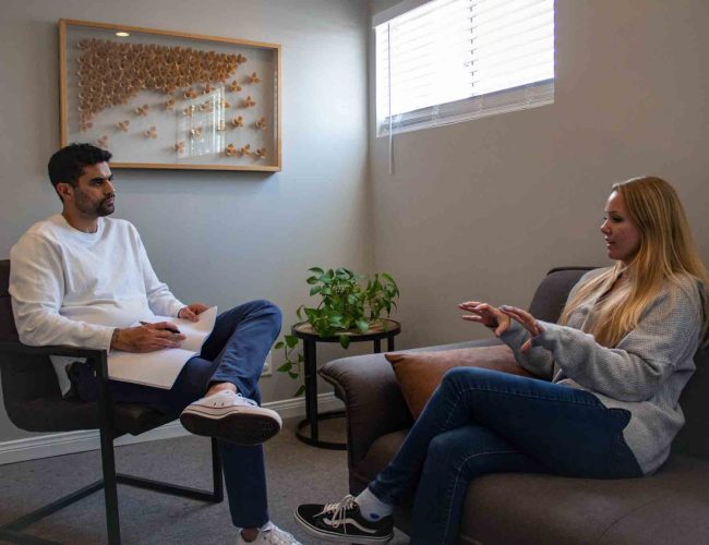 Therapy session during Intensive Outpatient Program Houston.