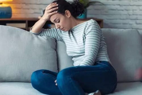 Woman struggling with benzo withdrawals