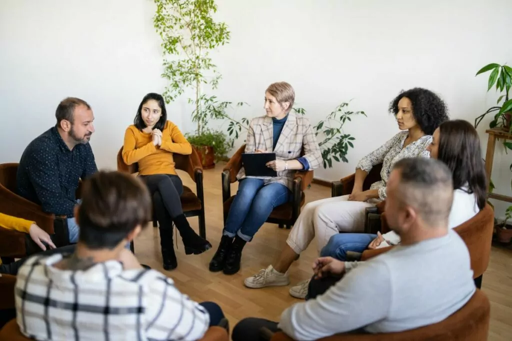 group therapy at addiction treatment programs in Houston, Texas