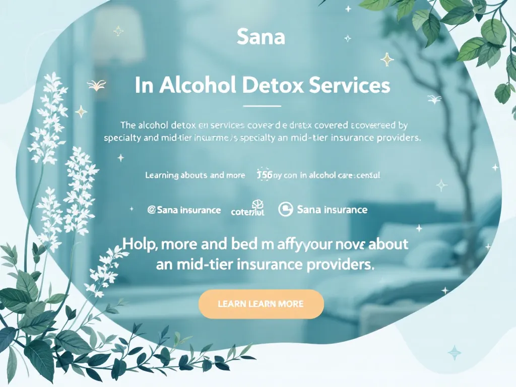 alcohol detox sana insurance